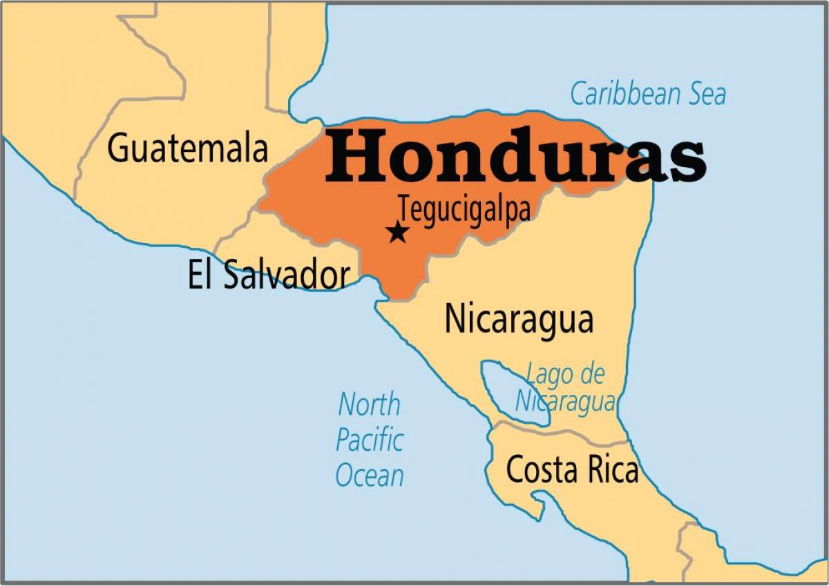 Honduras karta grada