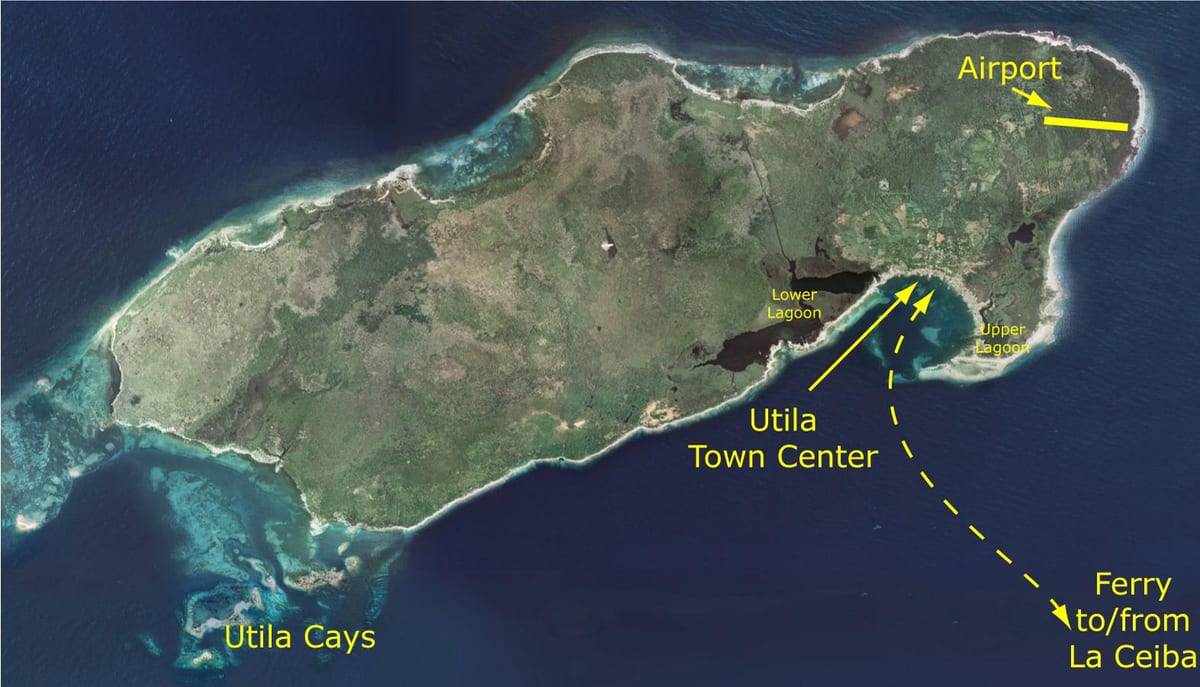 karta утила, Honduras