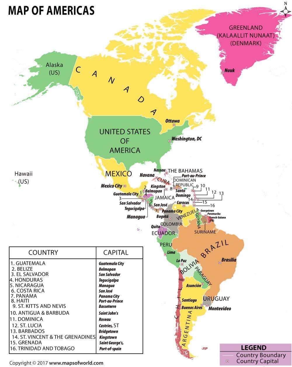 karta Honduras Južna Amerika