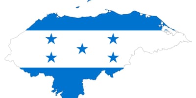 Karta Honduras zastava